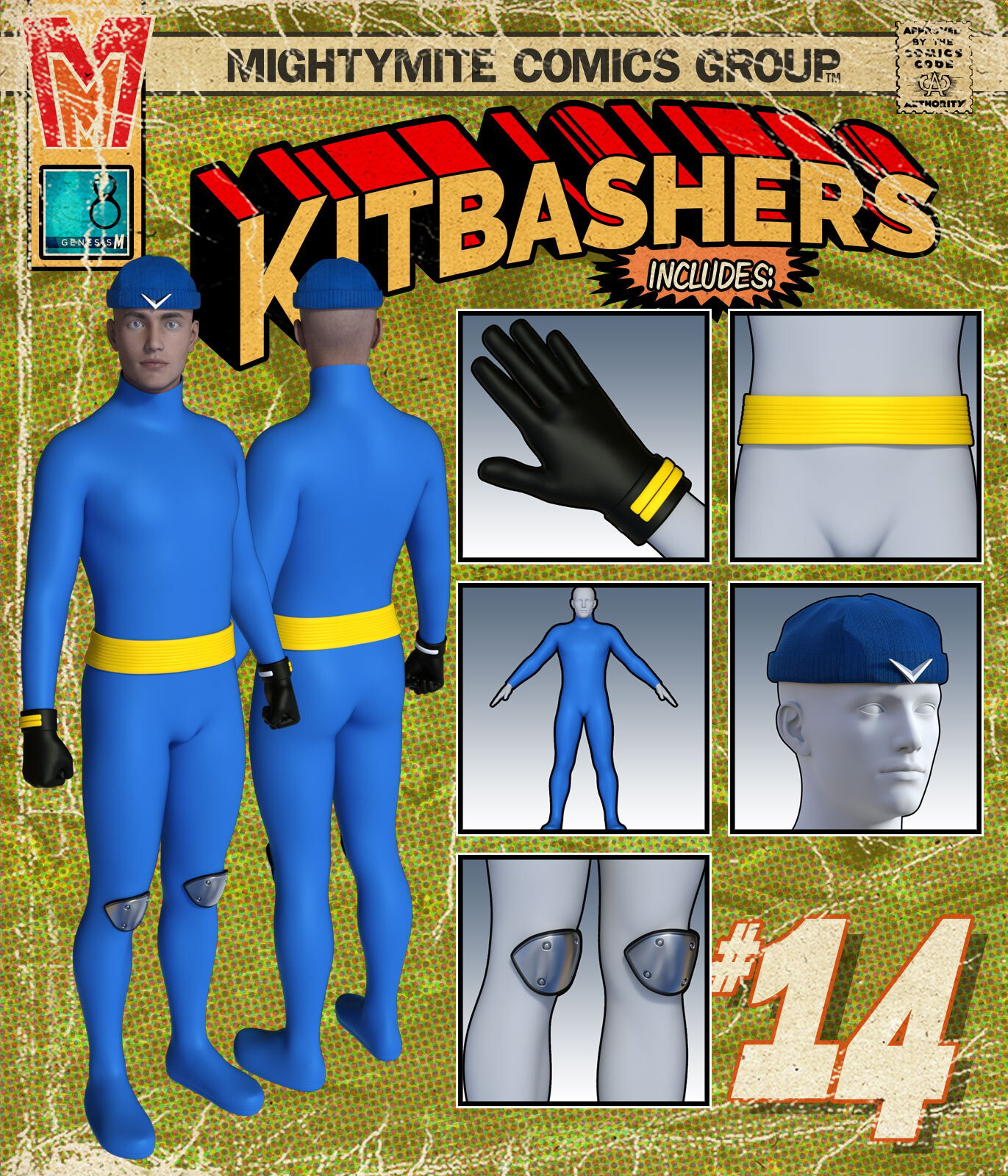 Kitbashers 014 MMG8M by: MightyMite, 3D Models by Daz 3D