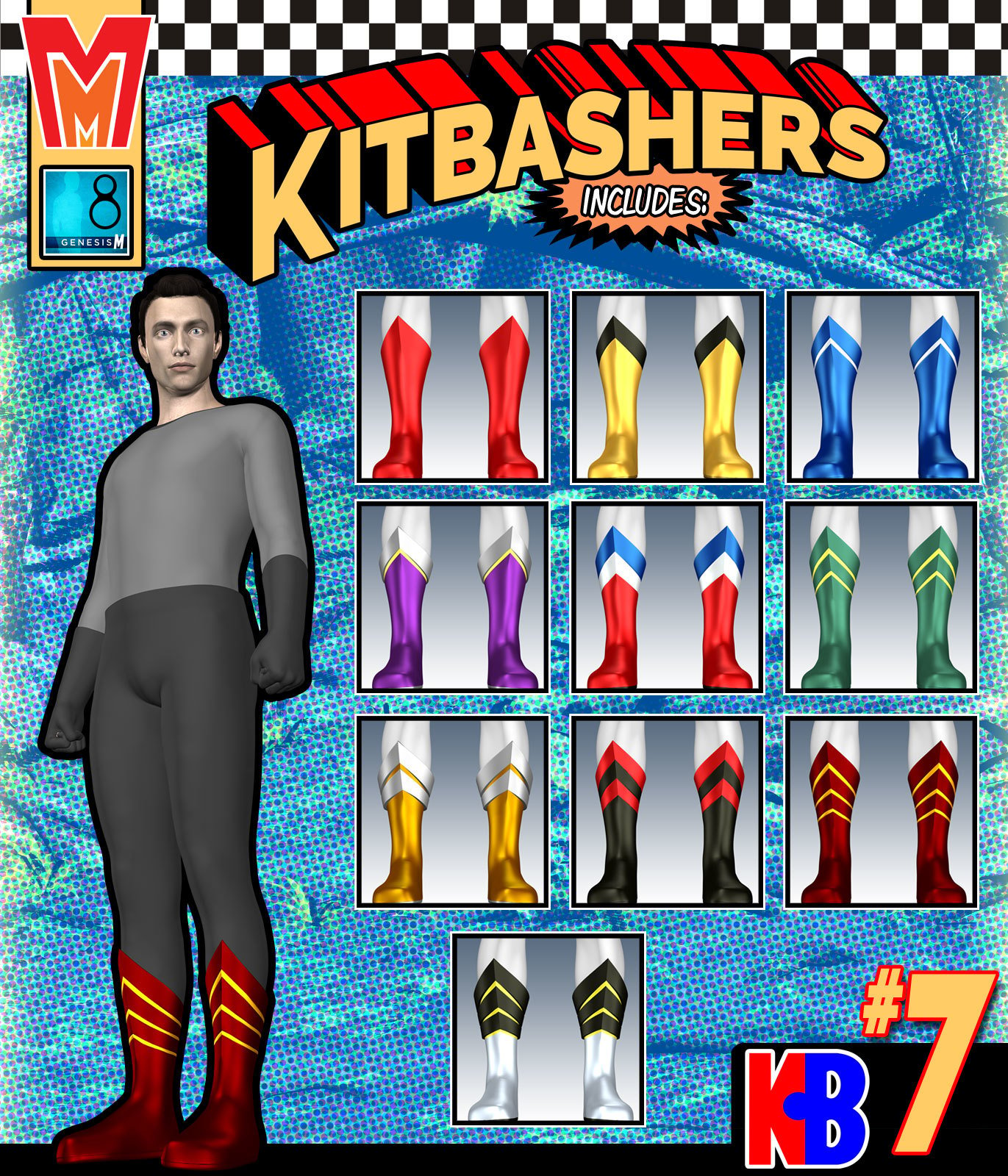 Kitbashers 007 MMG8M by: MightyMite, 3D Models by Daz 3D