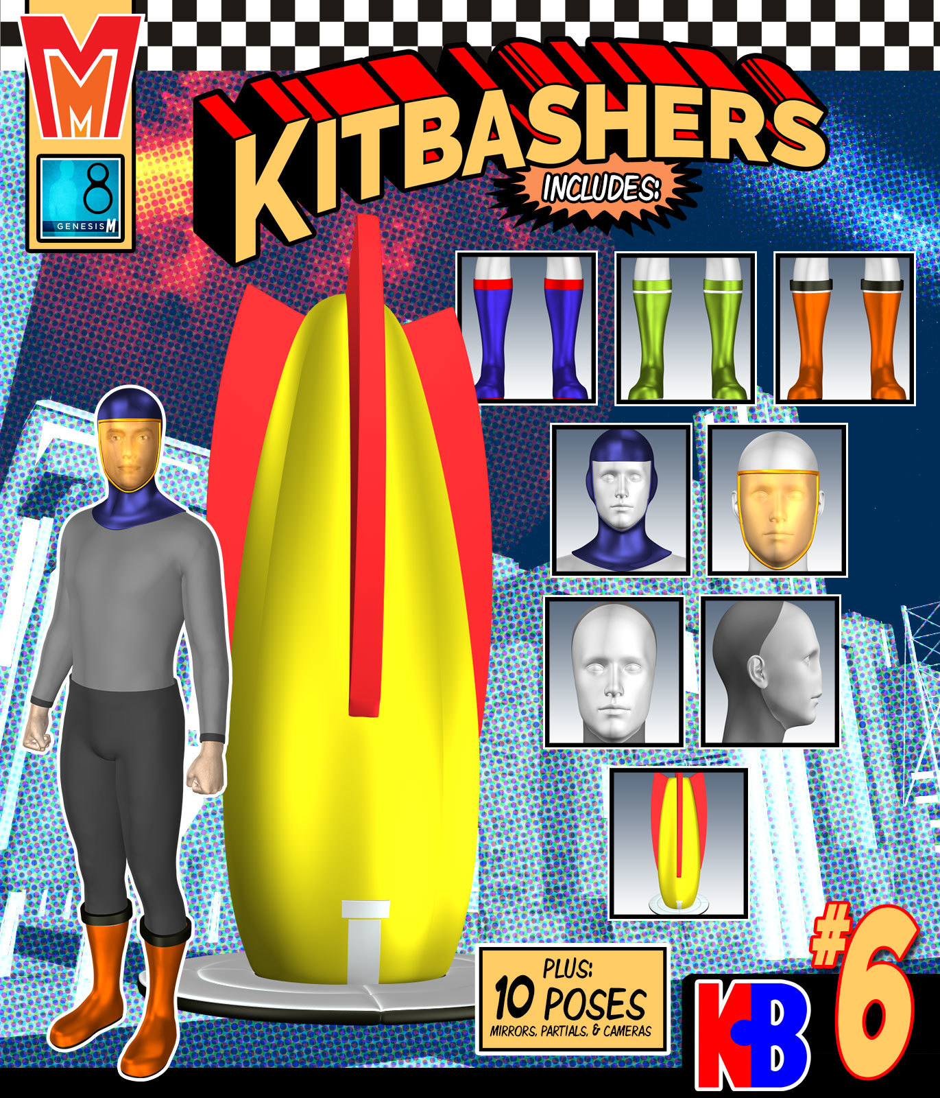 Kitbashers 006 MMG8M by: MightyMite, 3D Models by Daz 3D