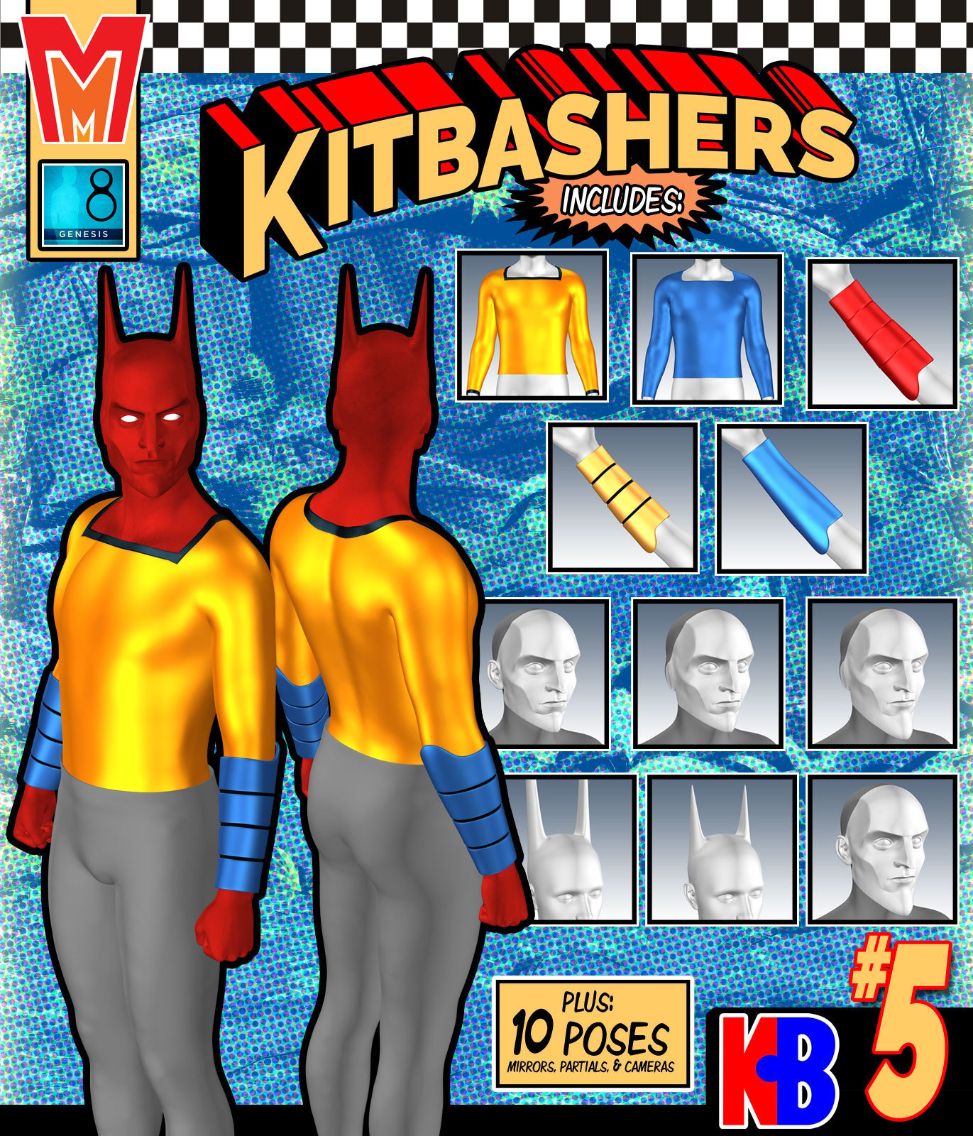 Kitbashers 005 MMG8M by: MightyMite, 3D Models by Daz 3D