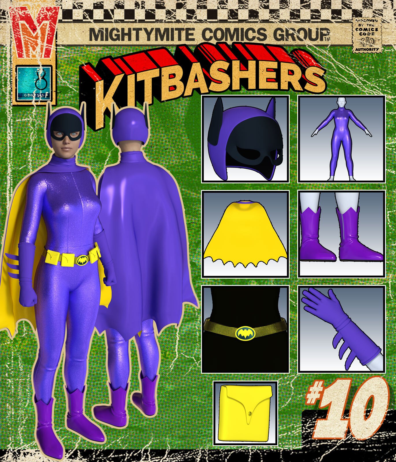 Kitbashers 010 MMG8F by: MightyMite, 3D Models by Daz 3D