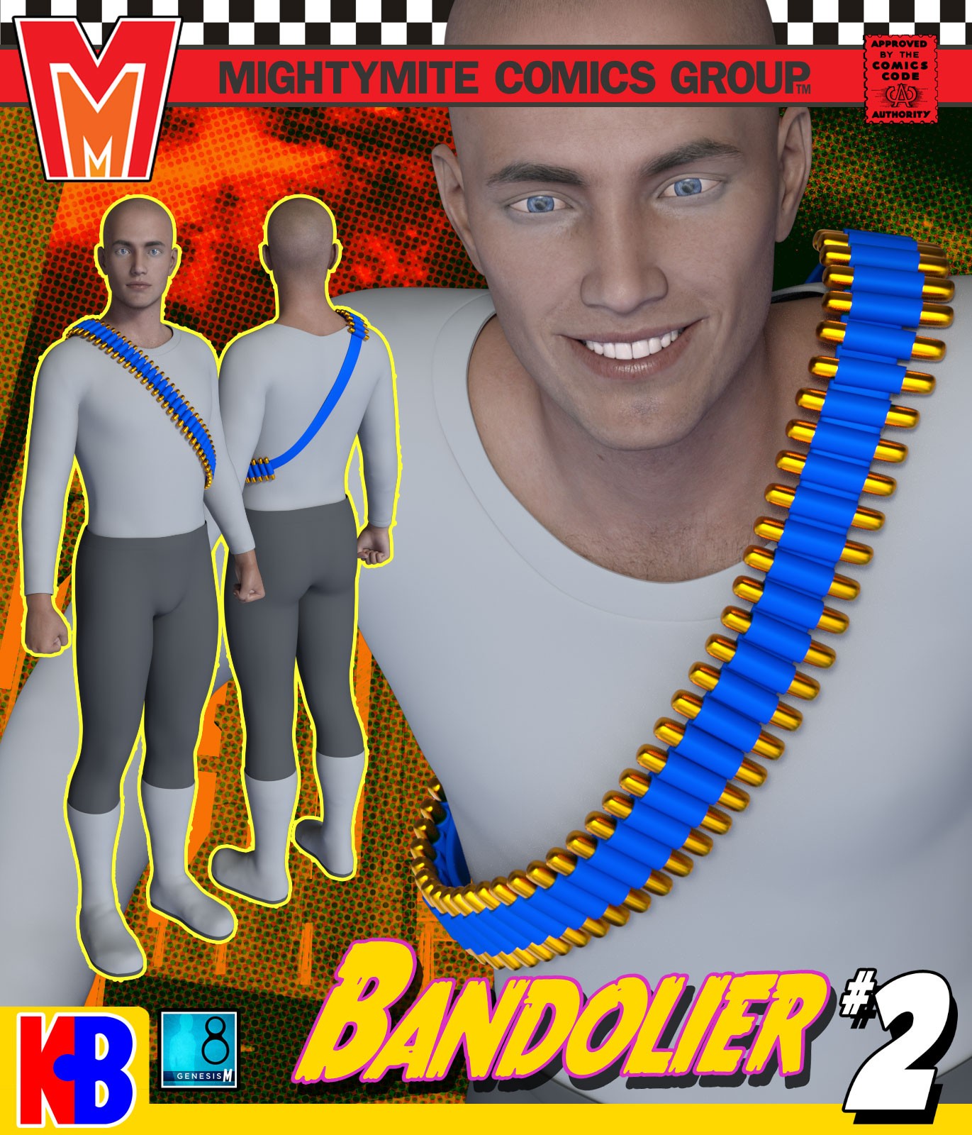 Bandolier 002 MMKBG8M by: MightyMite, 3D Models by Daz 3D
