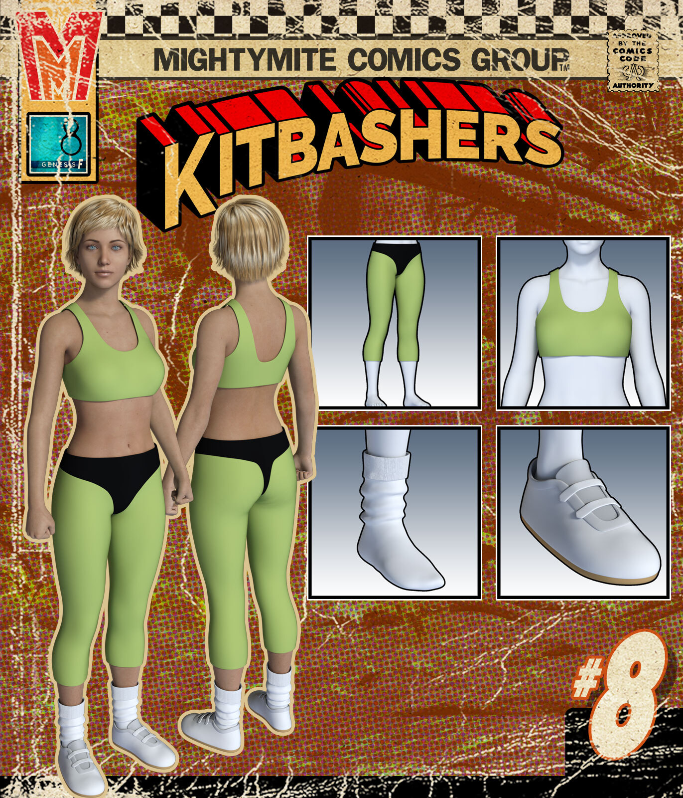 Kitbashers 008 MMG8F by: MightyMite, 3D Models by Daz 3D