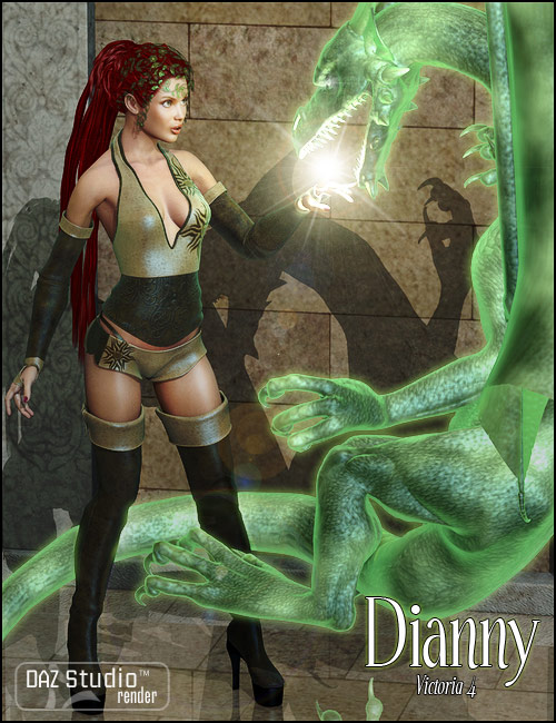 Dianny by: Val3dart, 3D Models by Daz 3D