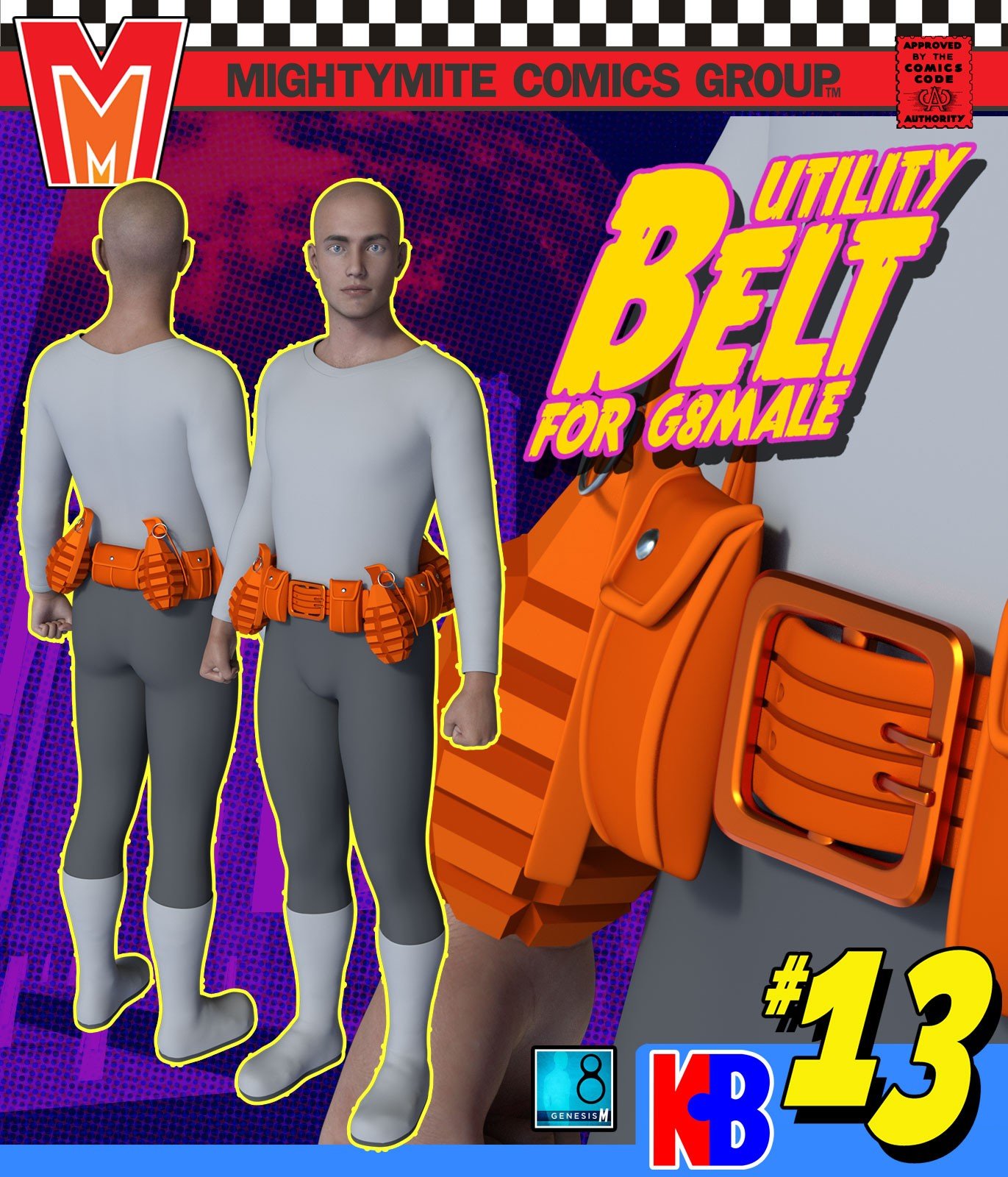 Belt 013 MMKBG8M by: MightyMite, 3D Models by Daz 3D