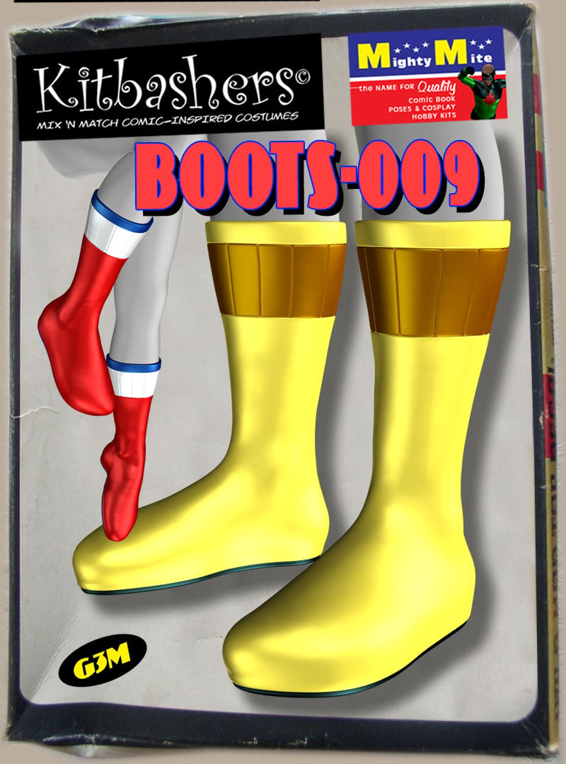 Boots-009 MMKBG3M by: MightyMite, 3D Models by Daz 3D