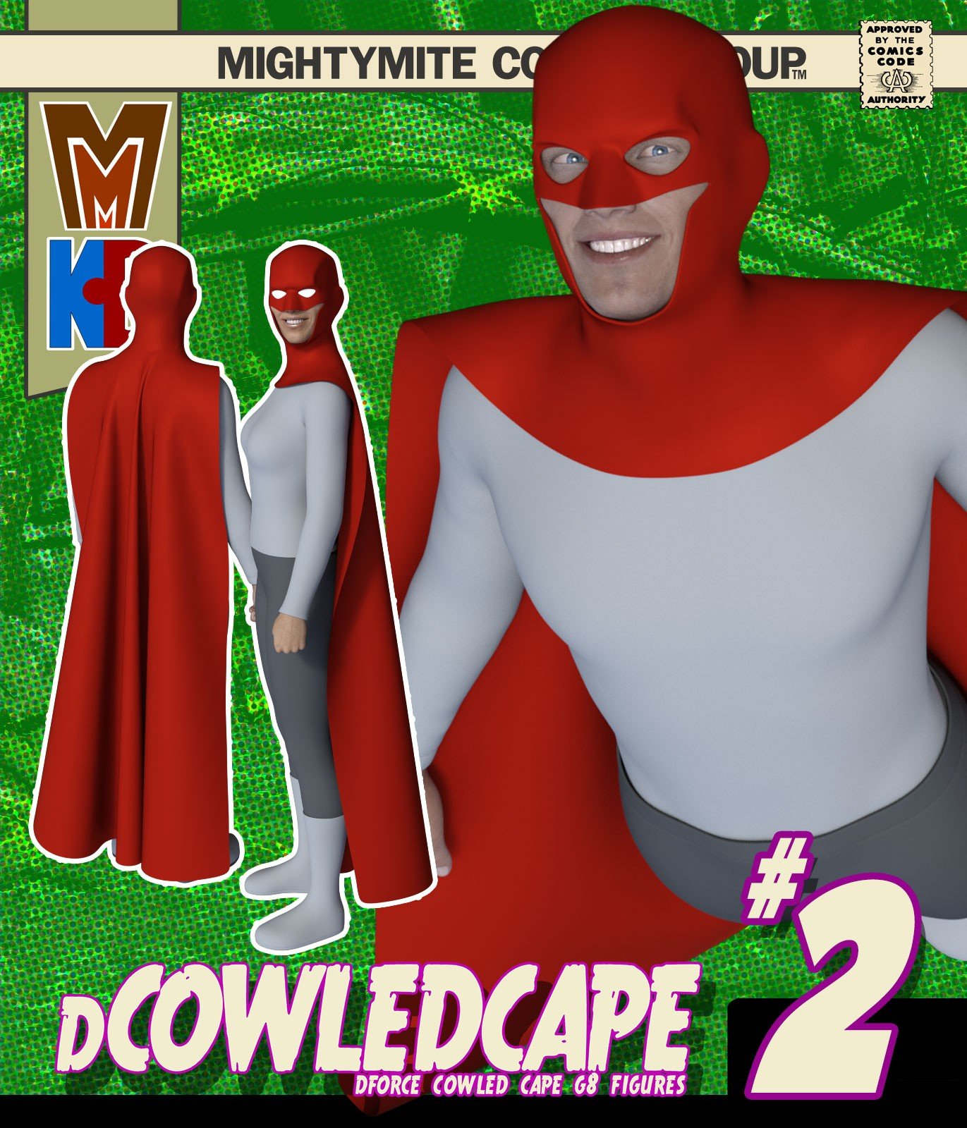 dCowledCape 002 MMKBG8 by: MightyMite, 3D Models by Daz 3D