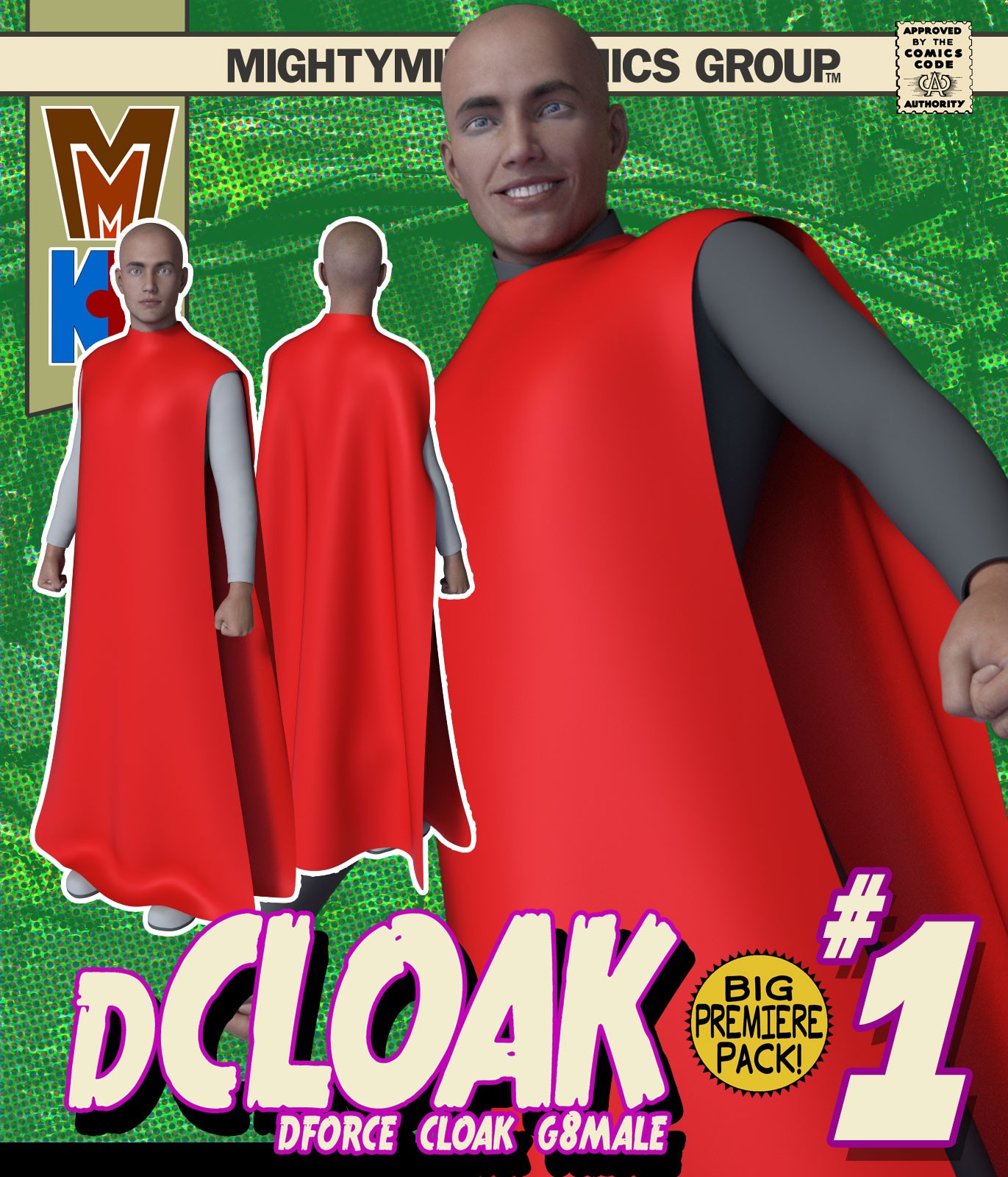 dCloak 001 MMKBG8M by: MightyMite, 3D Models by Daz 3D