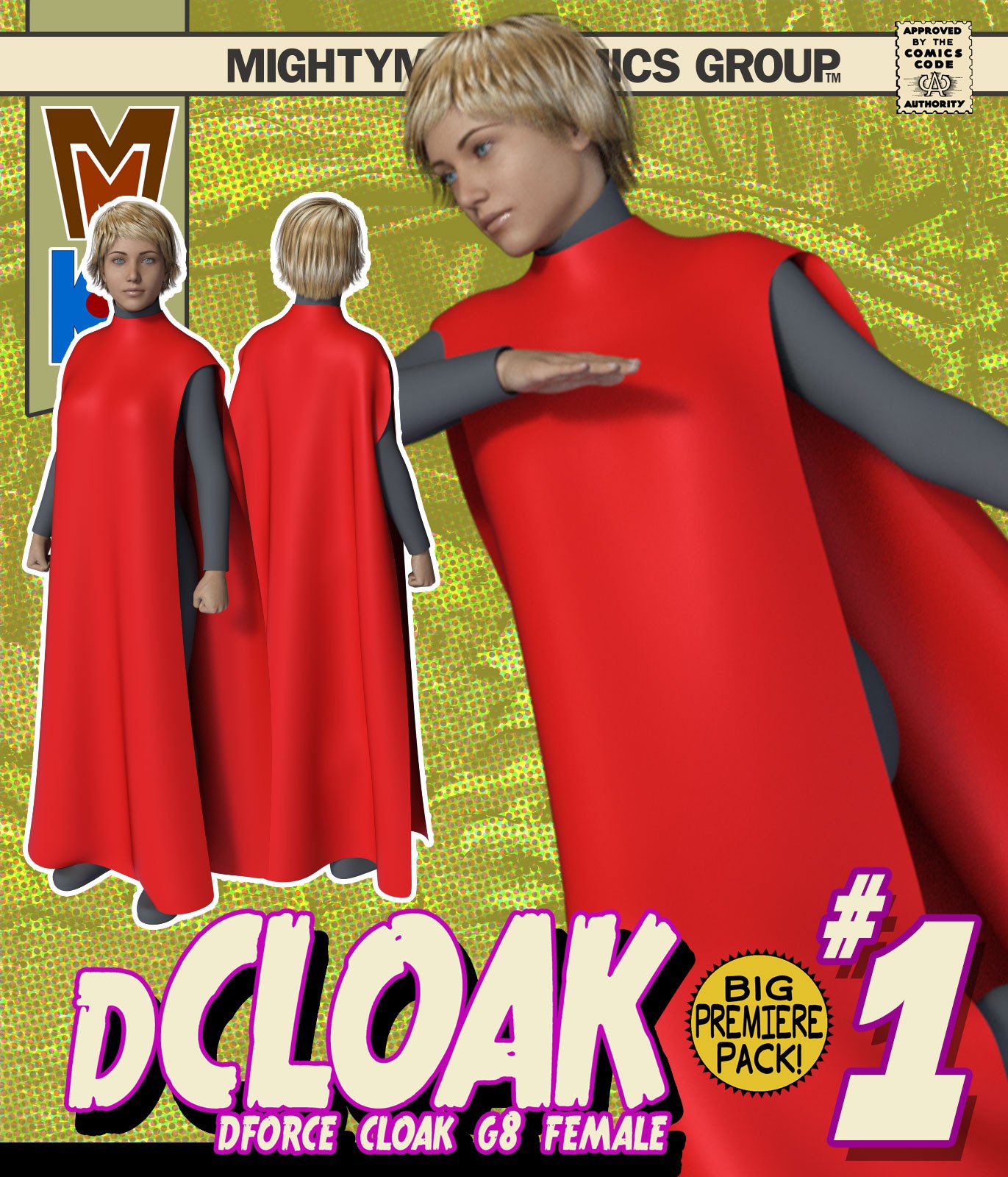 dCloak 001 MMKBG8F by: MightyMite, 3D Models by Daz 3D