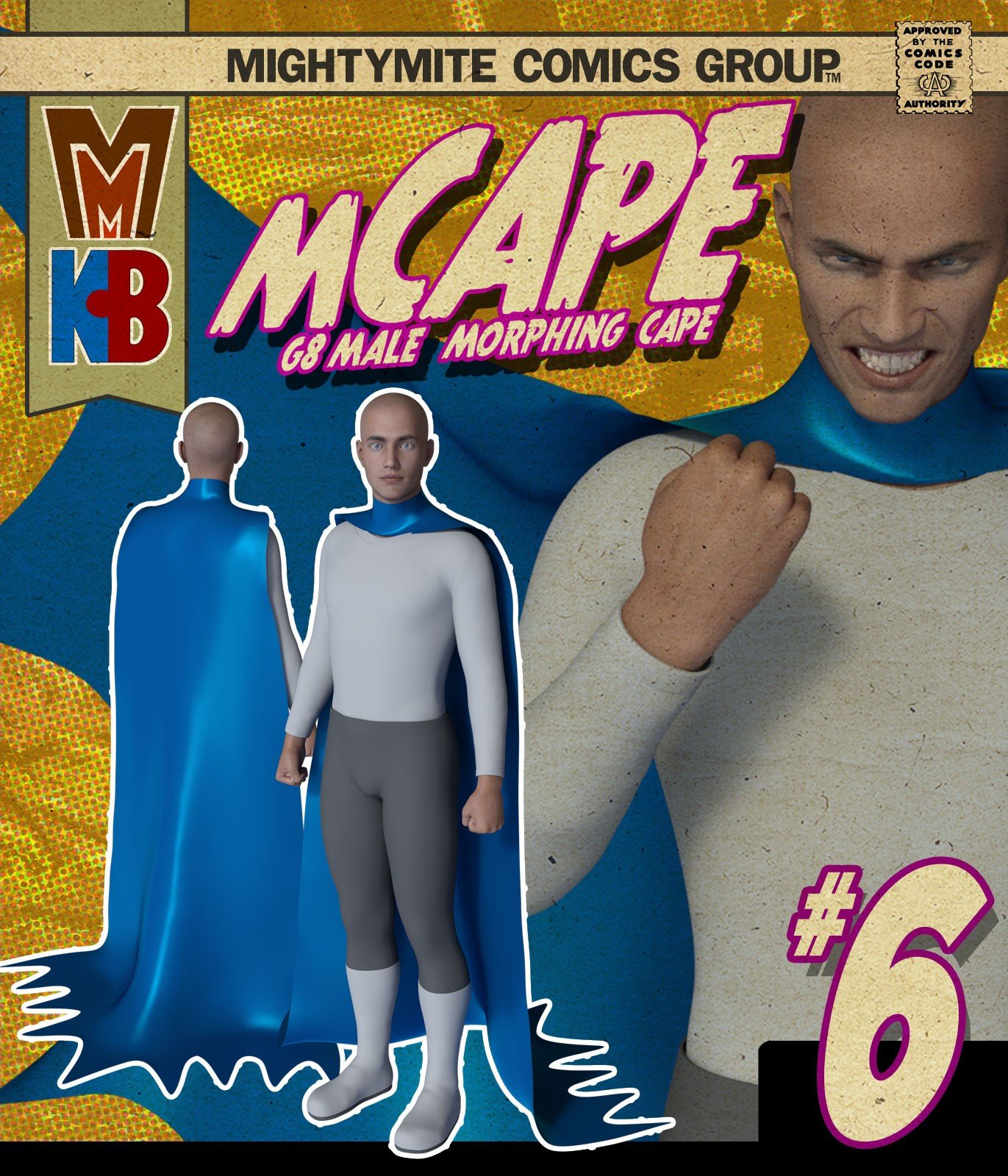 MCape 006 MMKBG8M by: MightyMite, 3D Models by Daz 3D