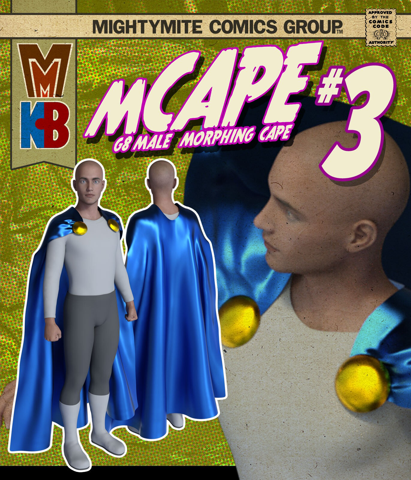 MCape 003 MMKBG8M by: MightyMite, 3D Models by Daz 3D