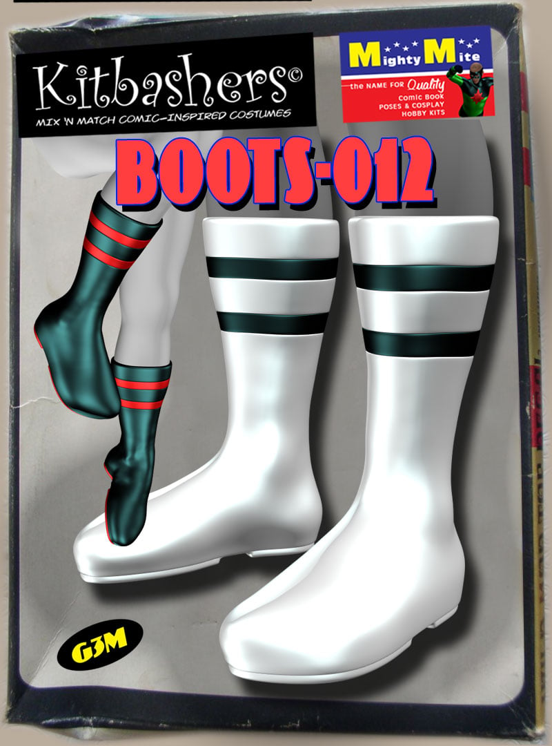 Boots-012 MMKBG3M by: MightyMite, 3D Models by Daz 3D