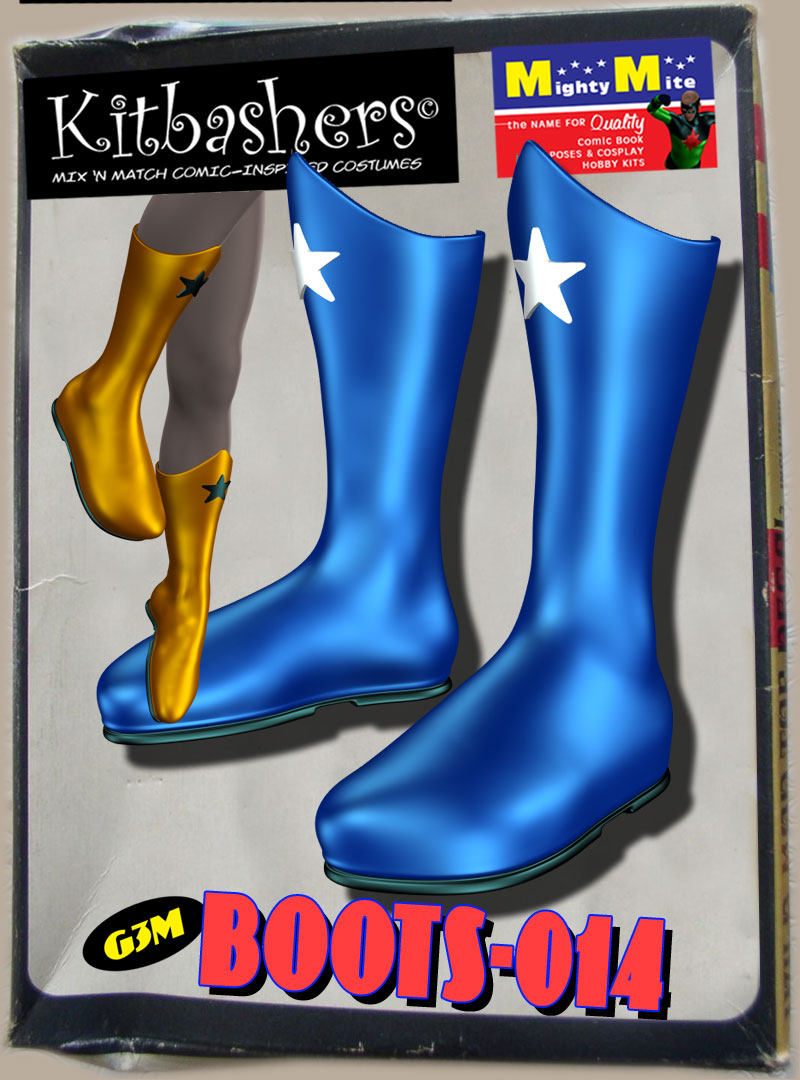 Boots-014 MMKBG3M by: MightyMite, 3D Models by Daz 3D