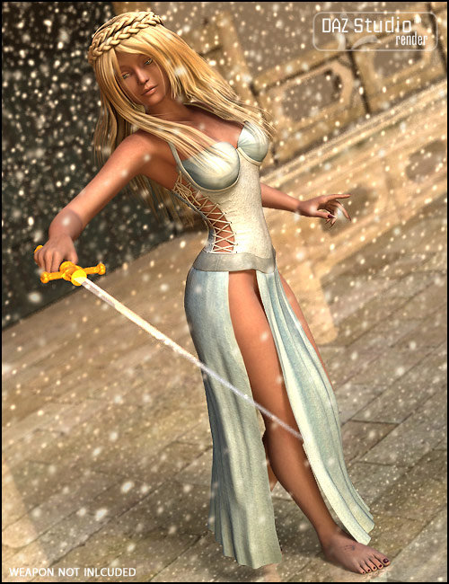 The Warrior Princess Gown by: XenaSarsa, 3D Models by Daz 3D