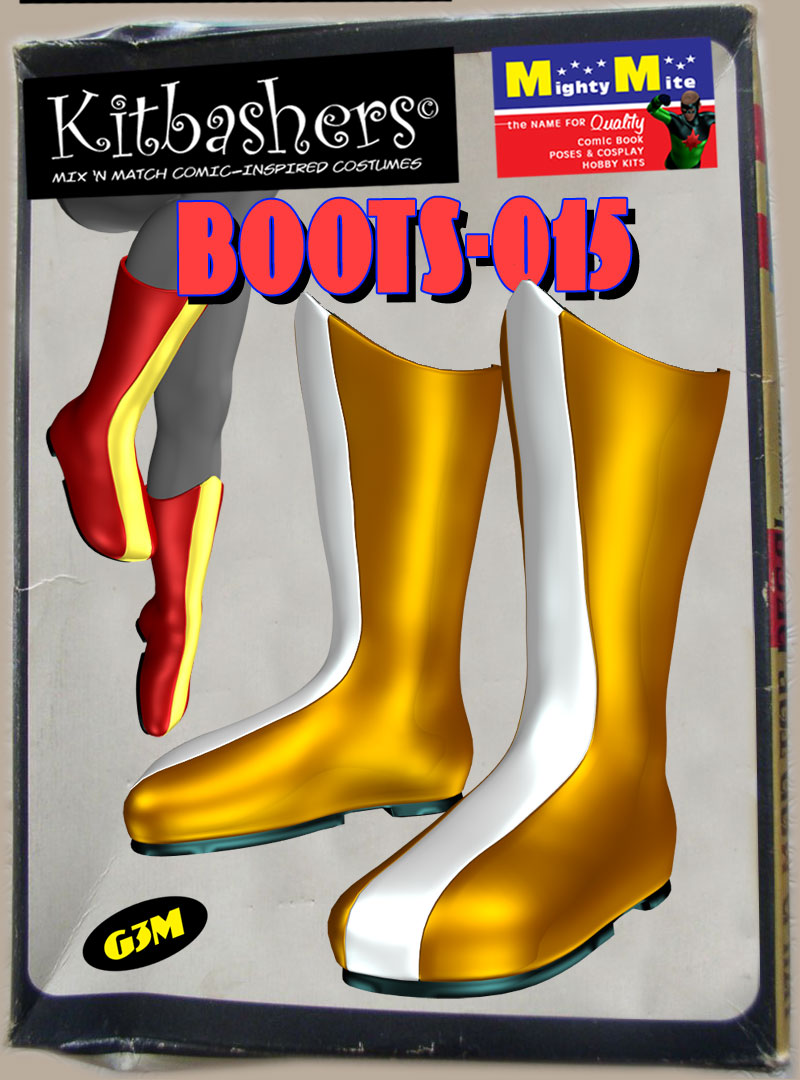 Boots-015 MMKBG3M by: MightyMite, 3D Models by Daz 3D