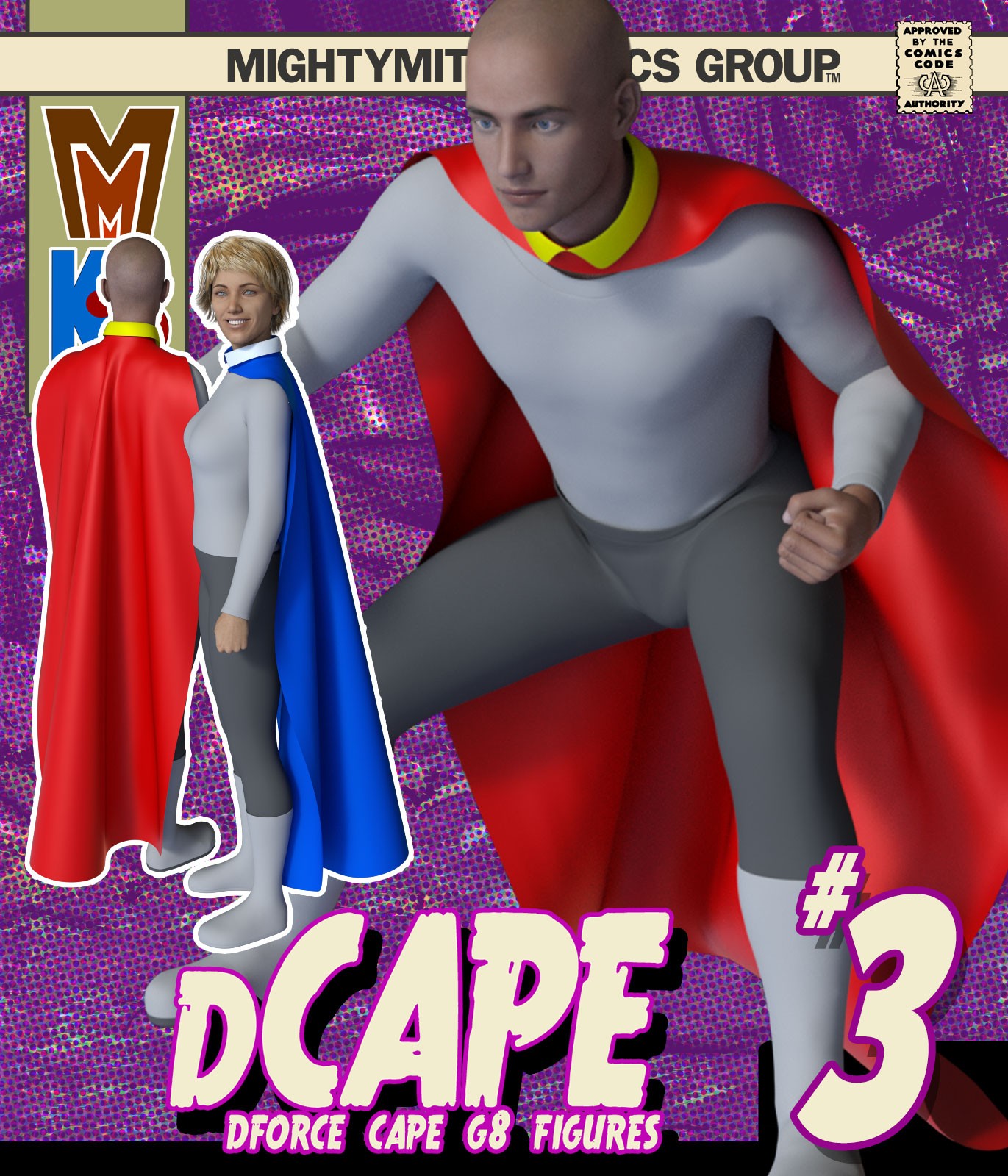 dCape 003 MMKBG8 by: MightyMite, 3D Models by Daz 3D