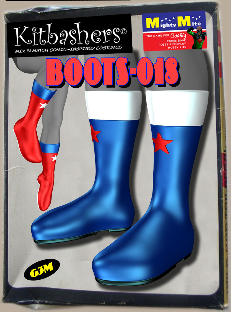Boots-018 MMKBG3M by: MightyMite, 3D Models by Daz 3D