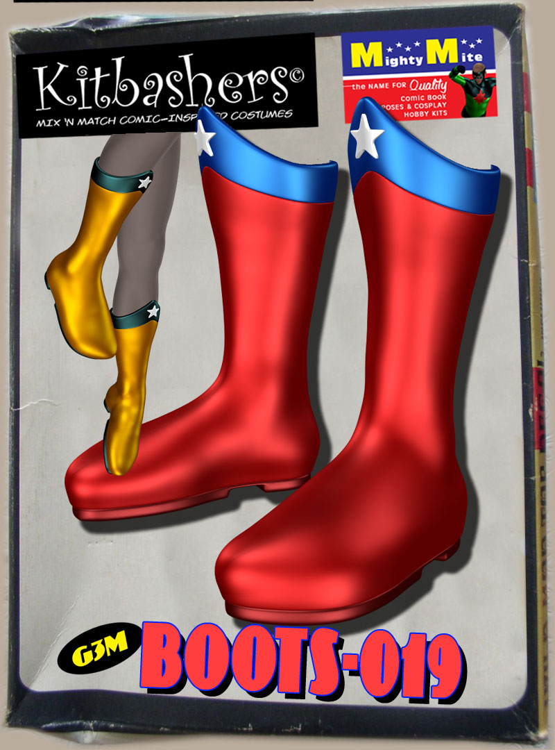 Boots-019 MMKBG3M by: MightyMite, 3D Models by Daz 3D