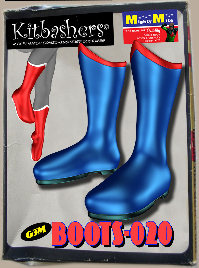 Boots-020 MMKBG3M by: MightyMite, 3D Models by Daz 3D