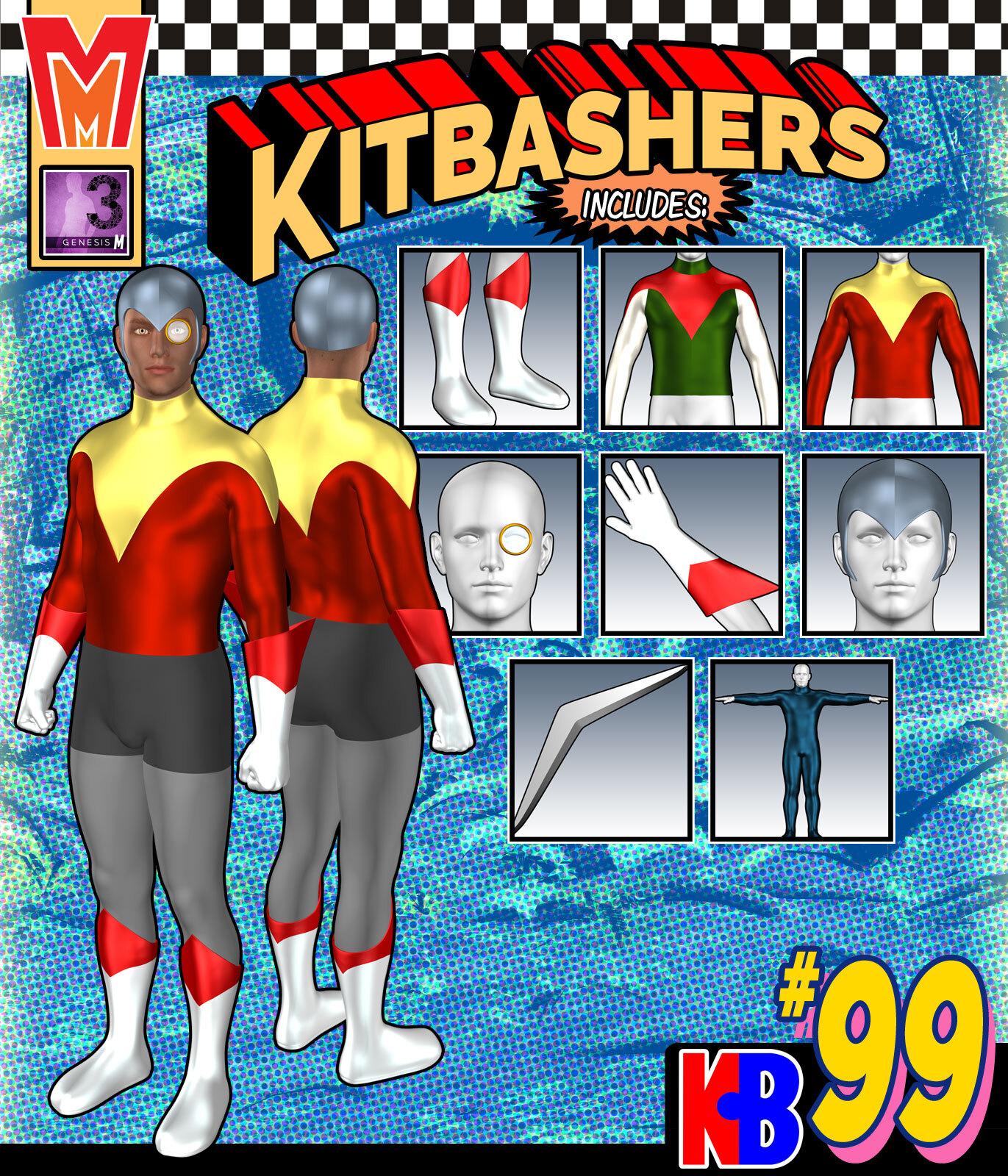Kitbashers 099 MMG3M by: MightyMite, 3D Models by Daz 3D