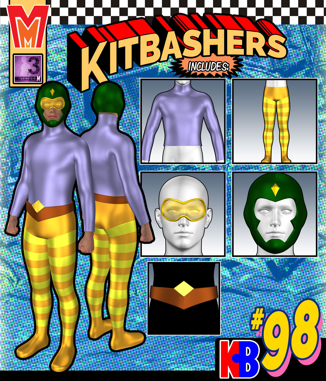 Kitbashers 098 MMG3M by: MightyMite, 3D Models by Daz 3D