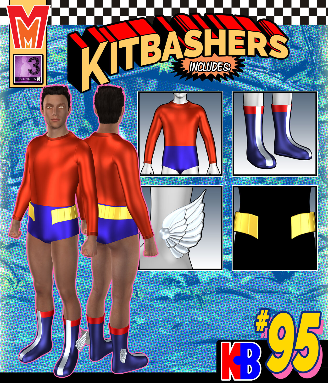 Kitbashers 095 MMG3M by: MightyMite, 3D Models by Daz 3D