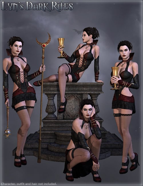 DMR Lynettes Dark Rites DMR Lynettes Dark Rites by: Daniemarforno, 3D Models by Daz 3D