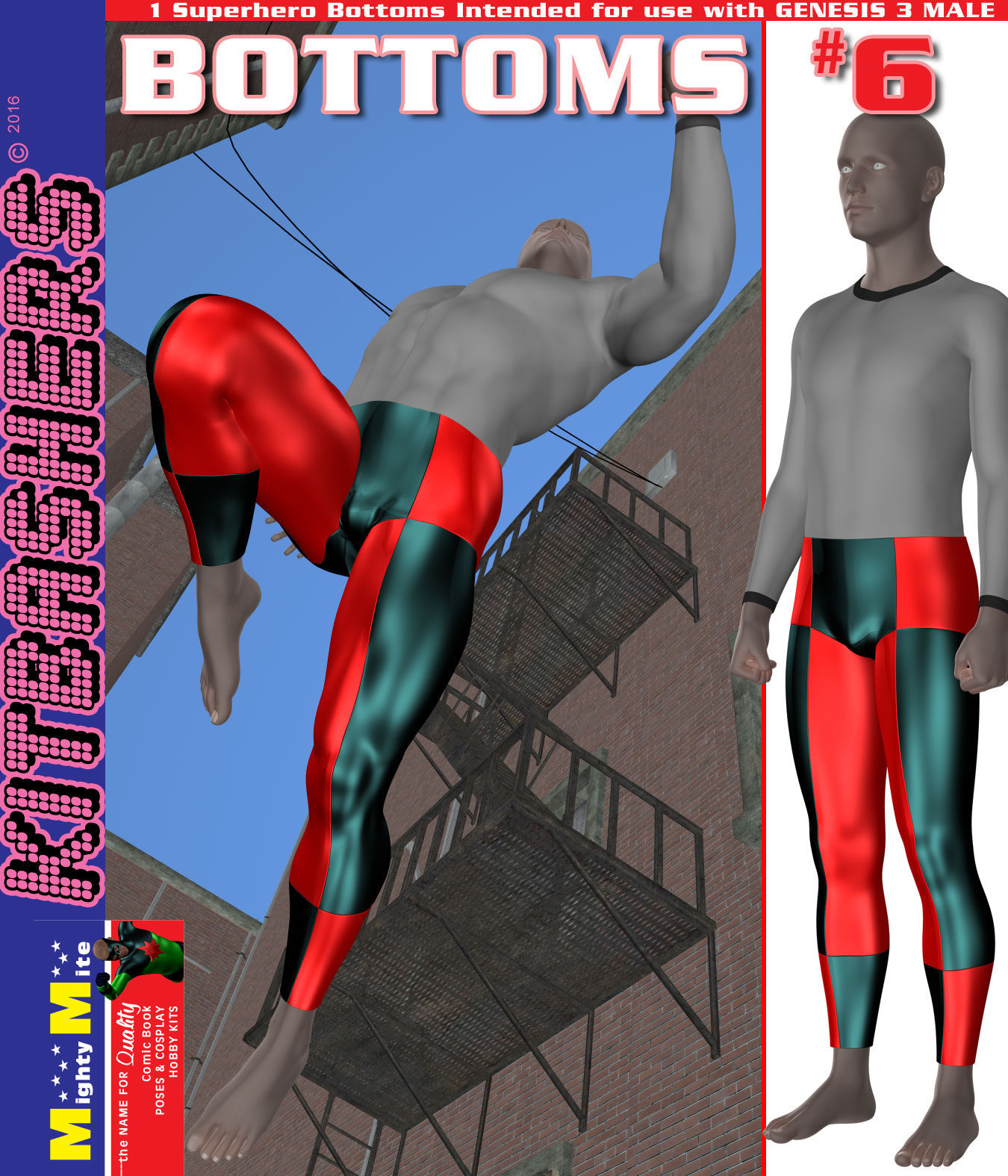 Bottoms 006 MMKBG3M by: MightyMite, 3D Models by Daz 3D