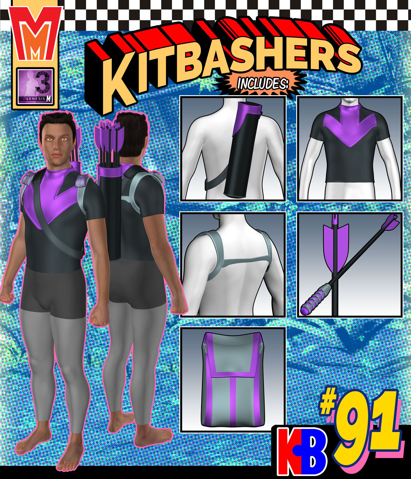 Kitbashers 091 MMG3M by: MightyMite, 3D Models by Daz 3D