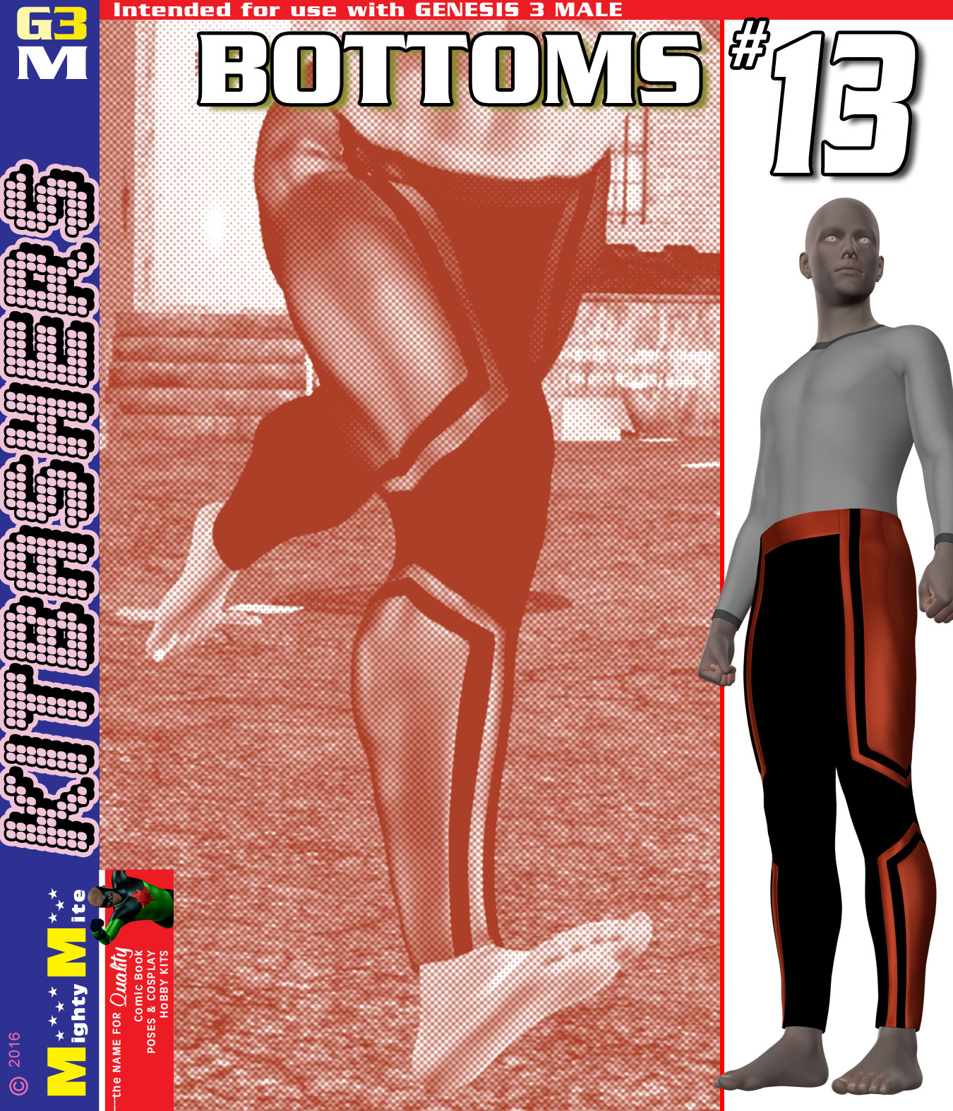Bottoms 013 MMKBG3M by: MightyMite, 3D Models by Daz 3D