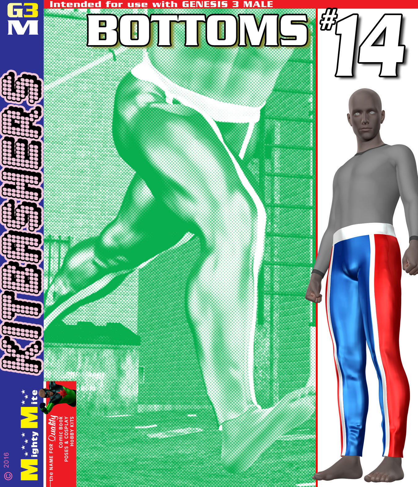 Bottoms 014 MMKBG3M by: MightyMite, 3D Models by Daz 3D