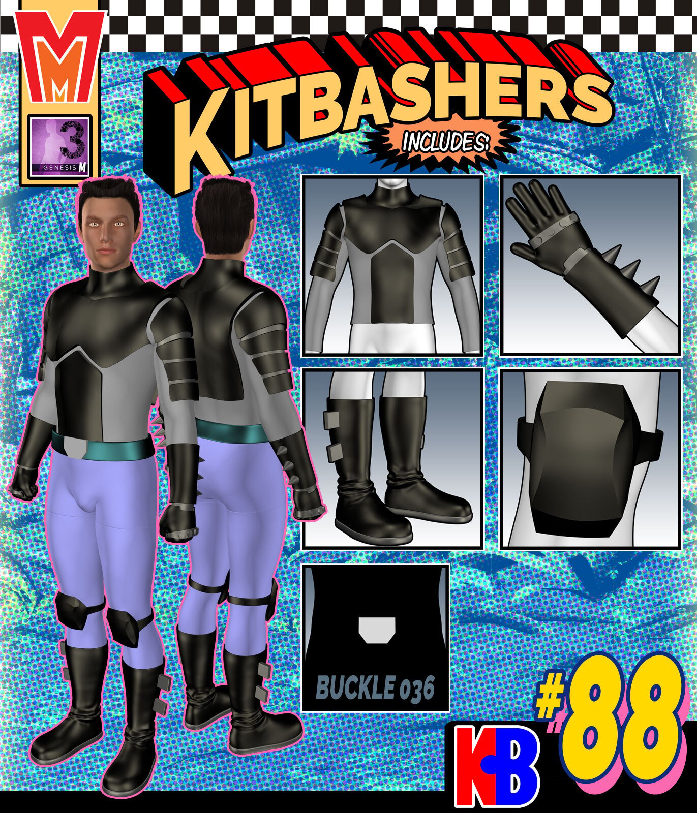 Kitbashers 088 MMG3M by: MightyMite, 3D Models by Daz 3D