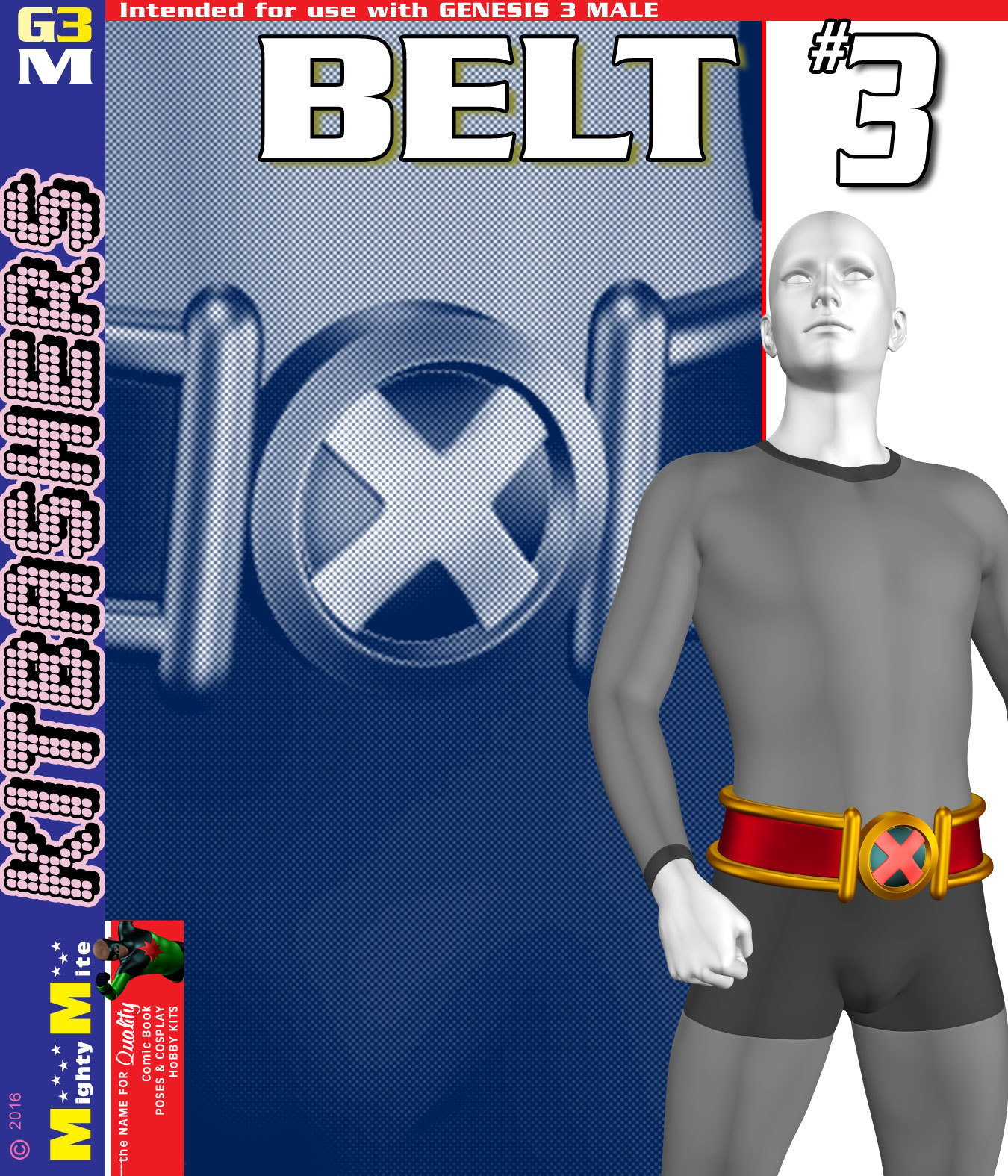 Belt 003 MMKBG3M by: MightyMite, 3D Models by Daz 3D