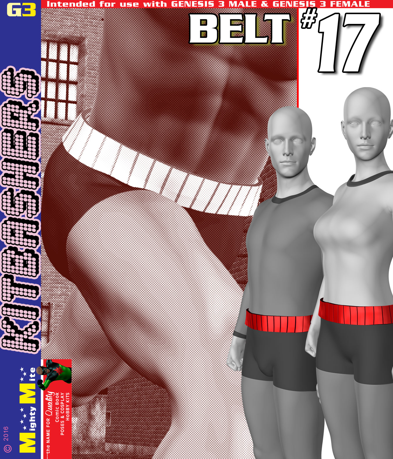 Belt 017 MMKBG3 by: MightyMite, 3D Models by Daz 3D