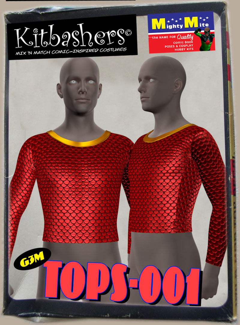 Tops 001 MMKBG3M by: MightyMite, 3D Models by Daz 3D