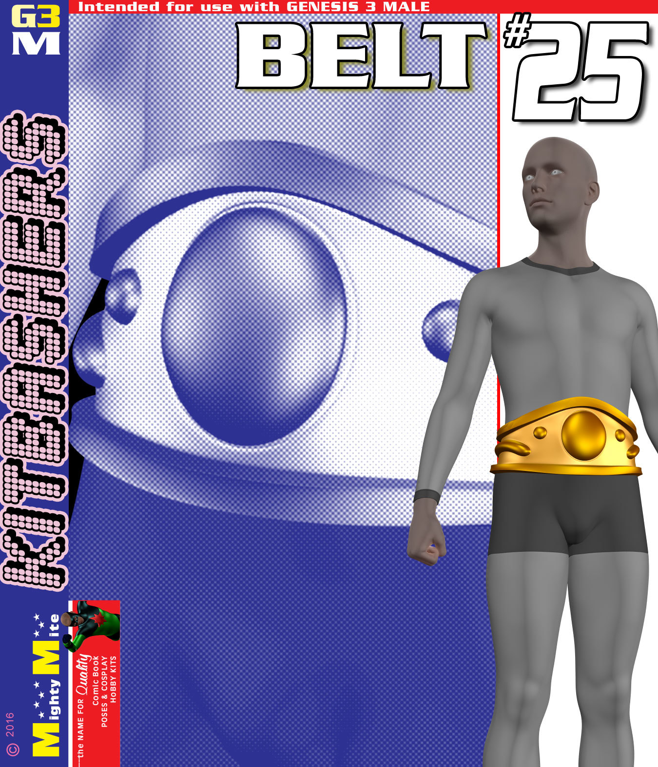 Belt 025 MMKBG3M by: MightyMite, 3D Models by Daz 3D