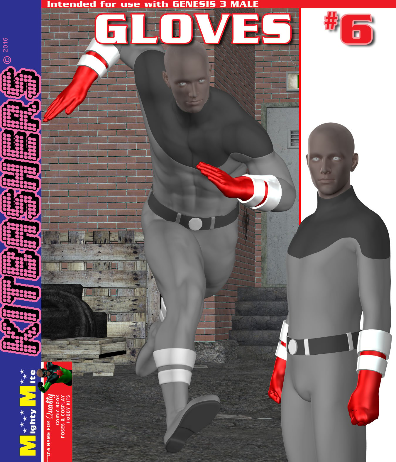 Gloves 006 MMKBG3M by: MightyMite, 3D Models by Daz 3D