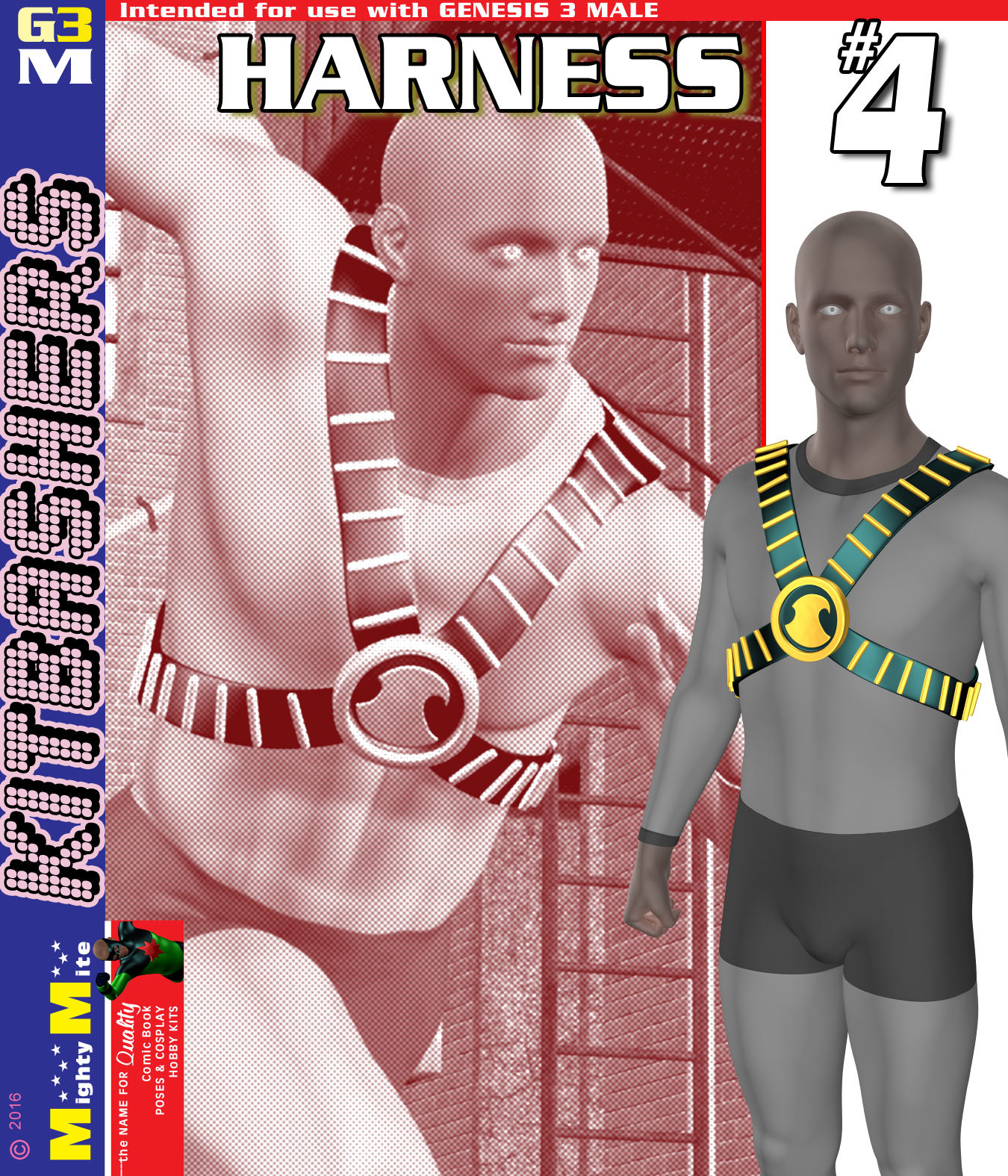 Harness 004 MMKBG3M by: MightyMite, 3D Models by Daz 3D