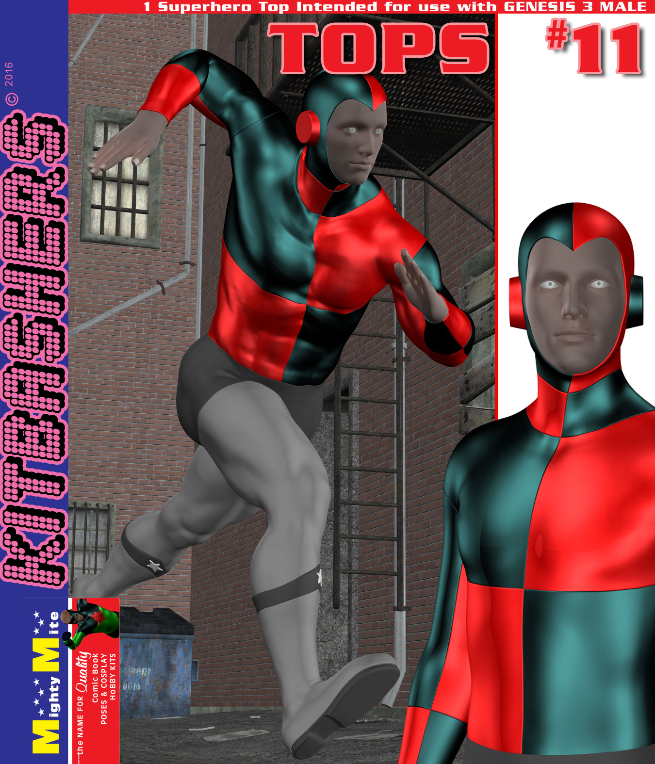 Tops 011 MMKBG3M by: MightyMite, 3D Models by Daz 3D
