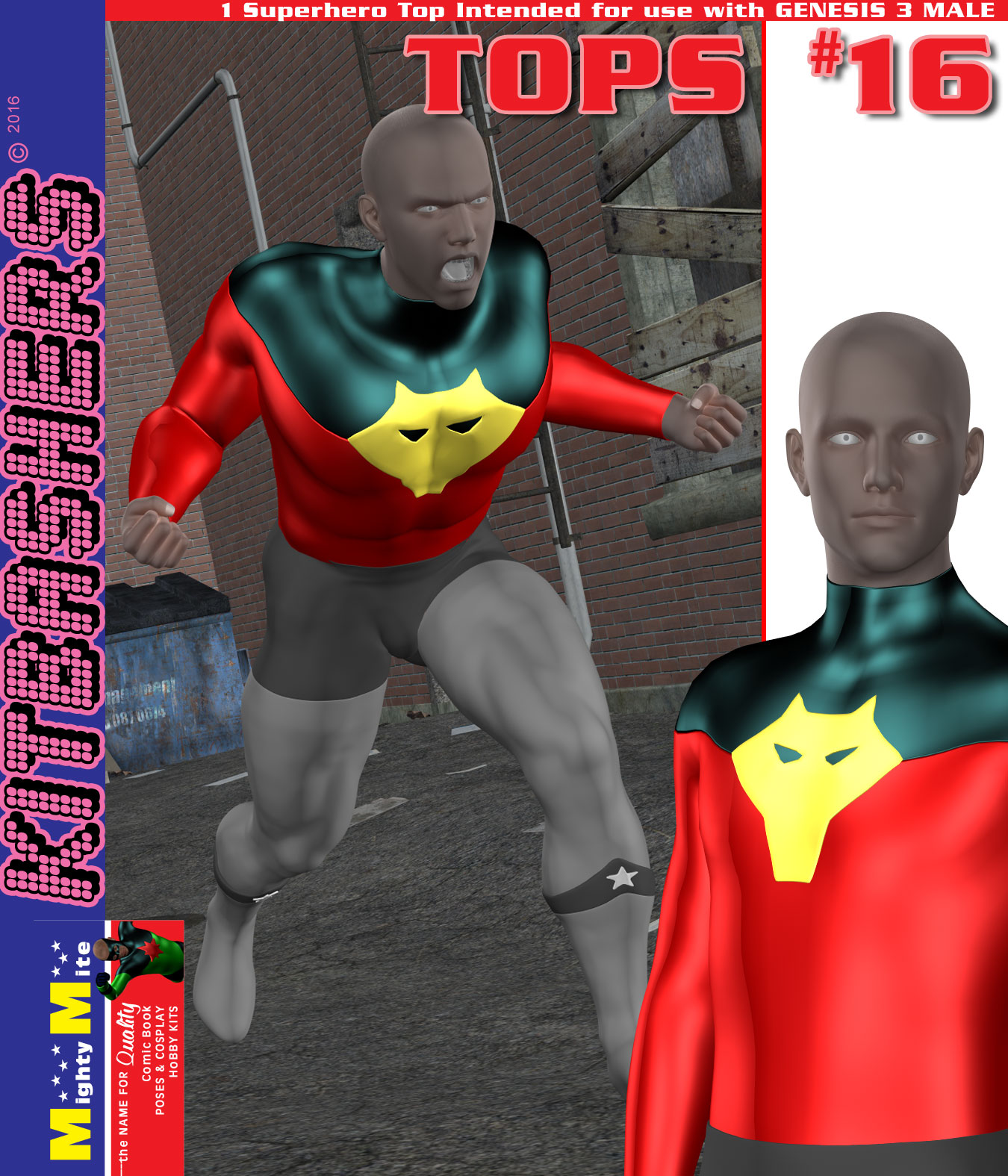 Tops 016 MMKBG3M by: MightyMite, 3D Models by Daz 3D