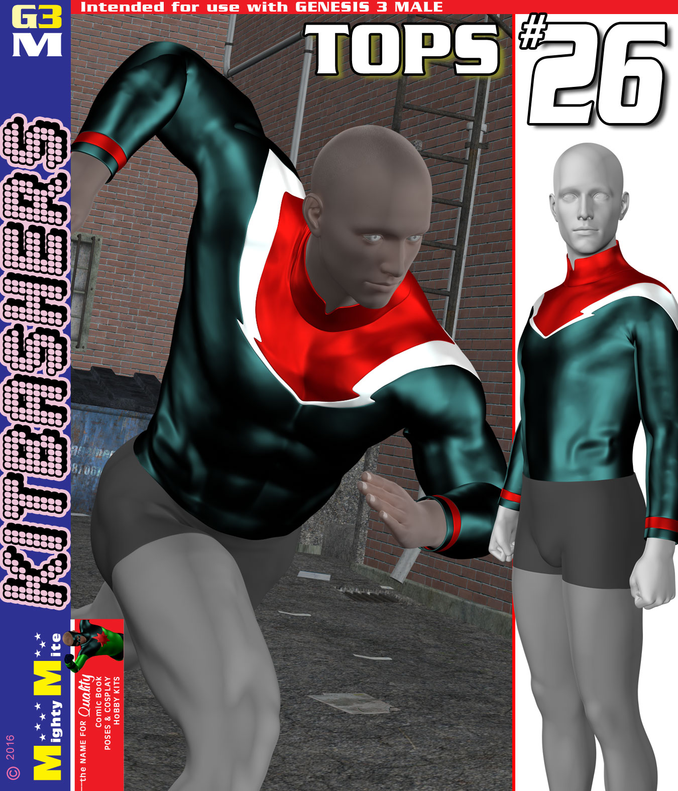 Tops 026 MMKBG3M by: MightyMite, 3D Models by Daz 3D