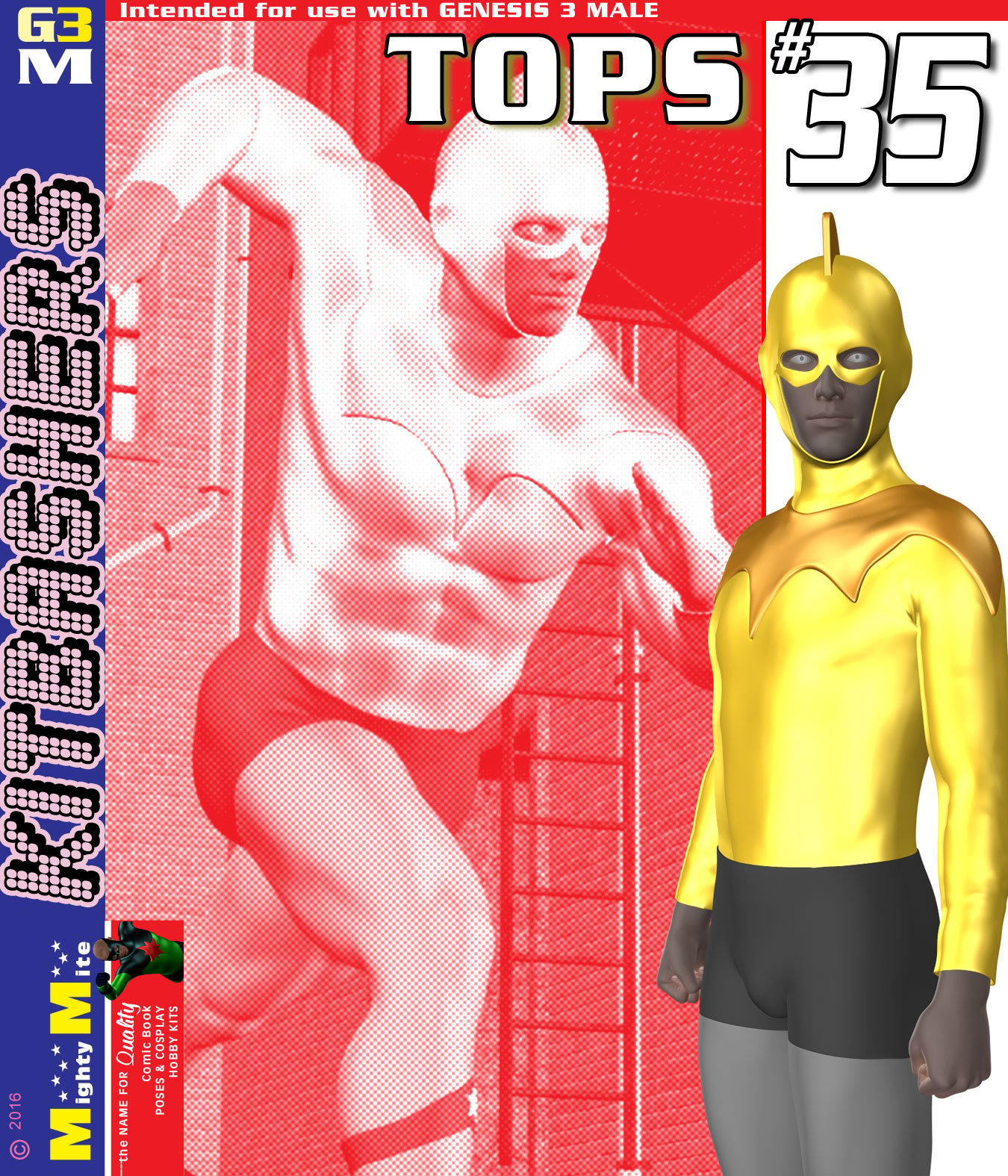Tops 035 MMKBG3M by: MightyMite, 3D Models by Daz 3D