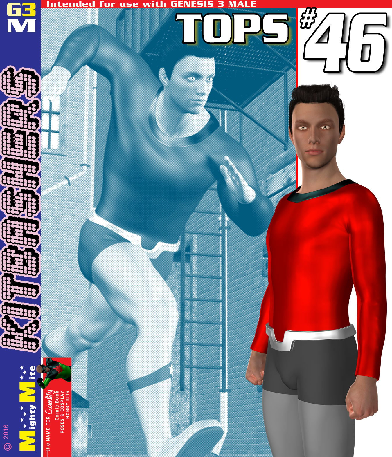Tops 046 MMKBG3M by: MightyMite, 3D Models by Daz 3D