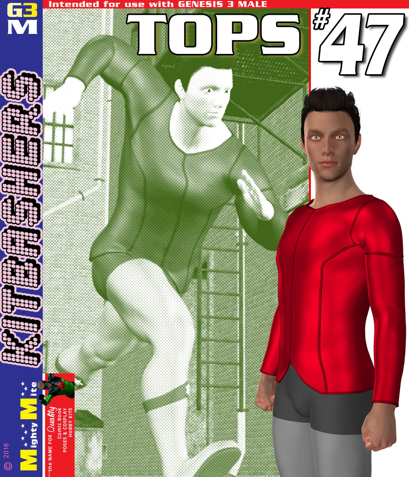 Tops 047 MMKBG3M by: MightyMite, 3D Models by Daz 3D