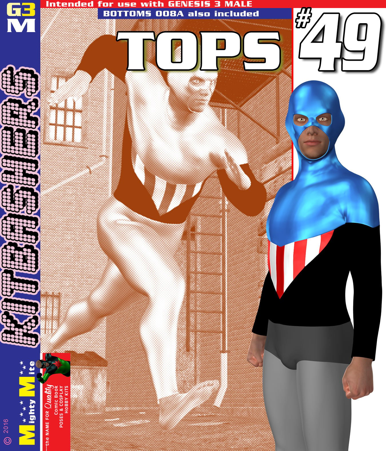 Tops 049 MMKBG3M by: MightyMite, 3D Models by Daz 3D