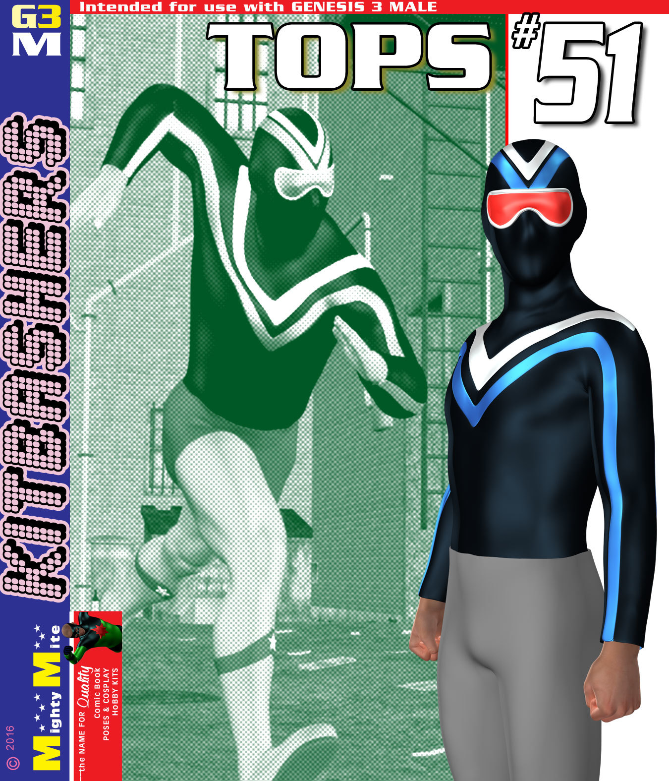 Tops 051 MMKBG3M by: MightyMite, 3D Models by Daz 3D