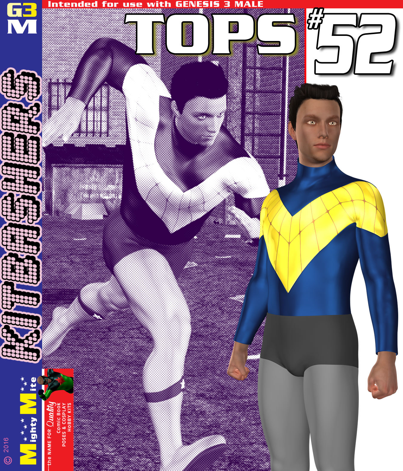 Tops 052 MMKBG3M by: MightyMite, 3D Models by Daz 3D