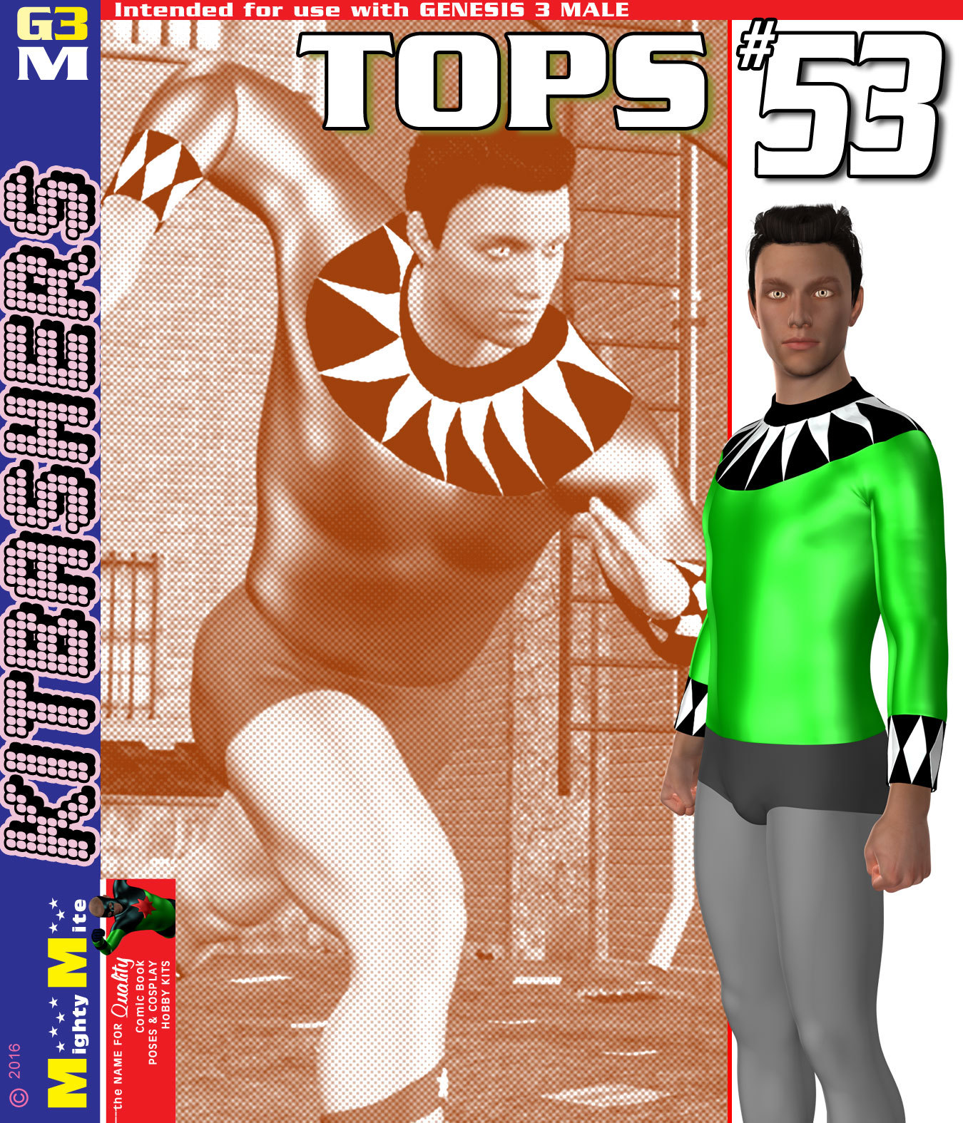 Tops 053 MMKBG3M by: MightyMite, 3D Models by Daz 3D