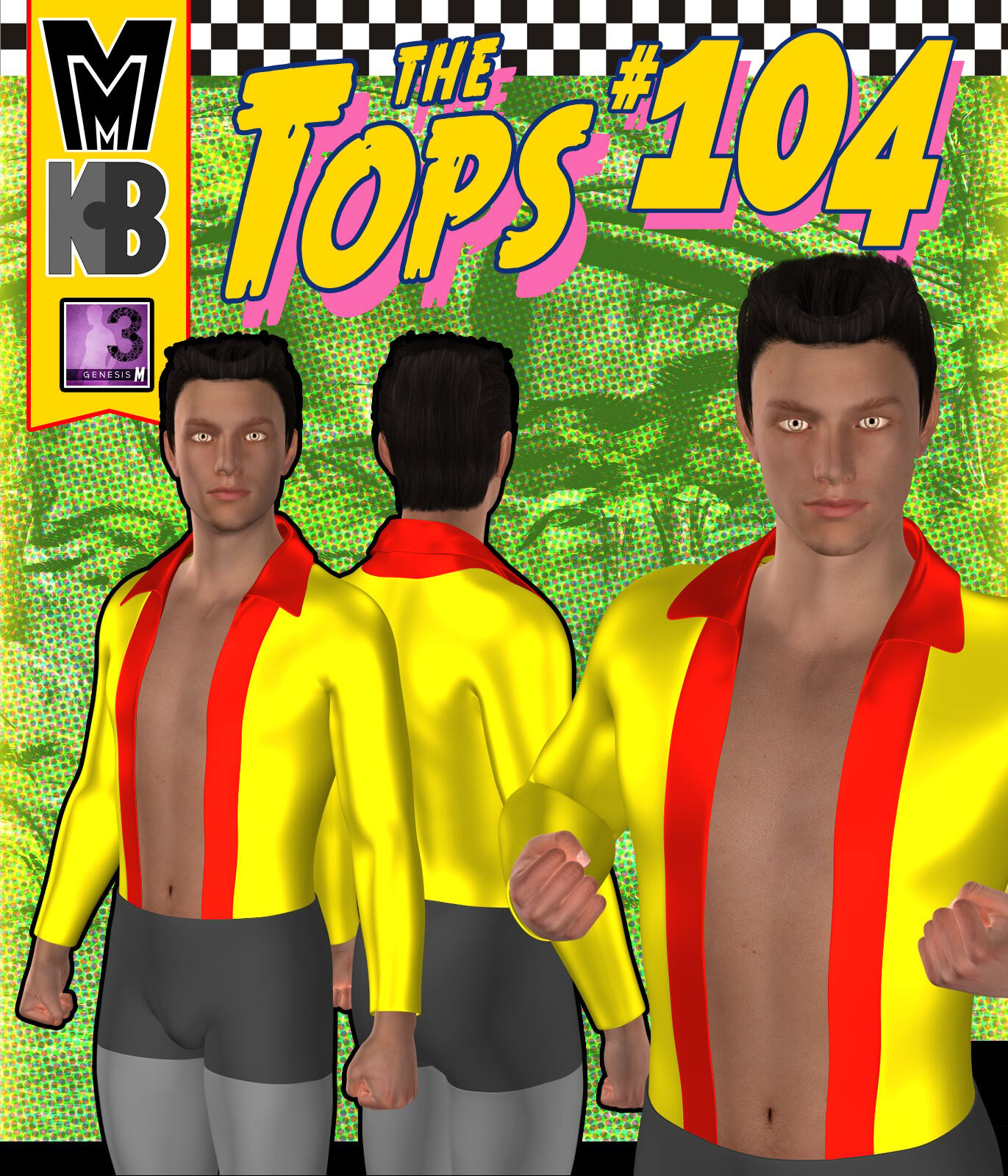 Tops 104 MMKBG3M by: MightyMite, 3D Models by Daz 3D