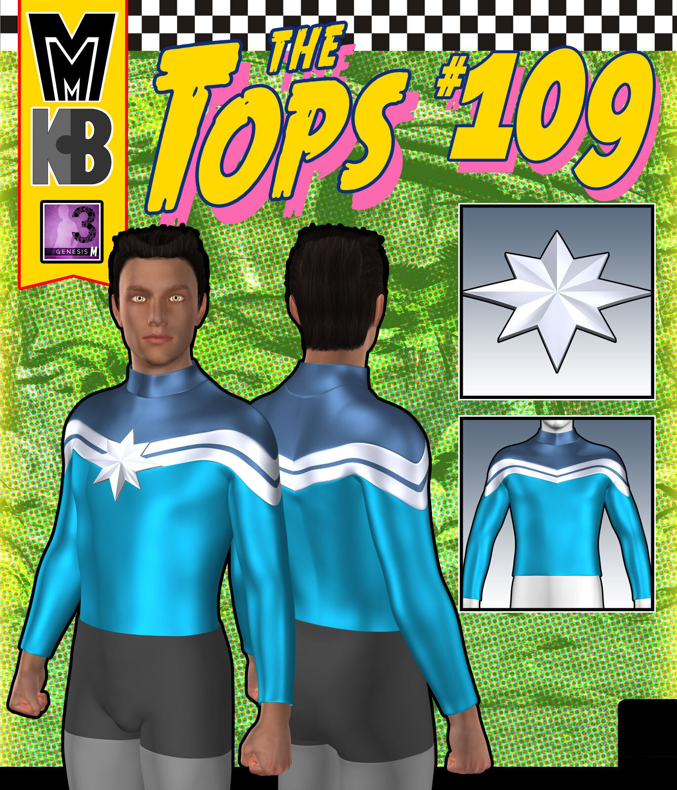 Tops 109 MMKBG3M by: MightyMite, 3D Models by Daz 3D